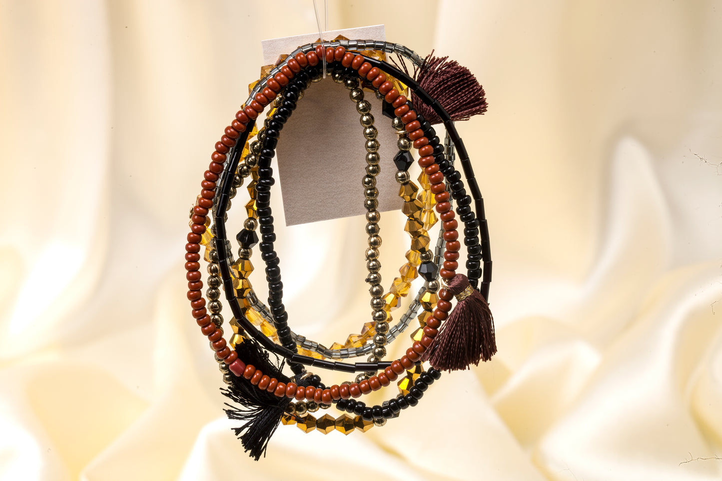 Earth & Ember - Boho Beaded Bracelet Set