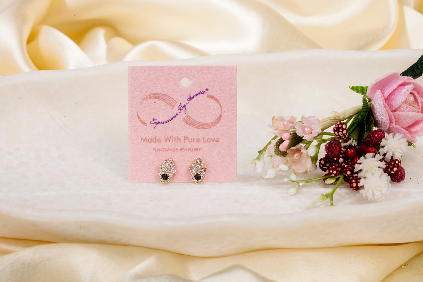 Hamsa Elegance Studs