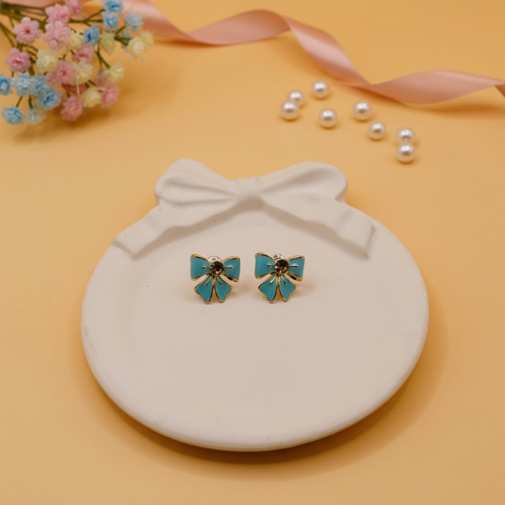Sky Belle Bow Earrings