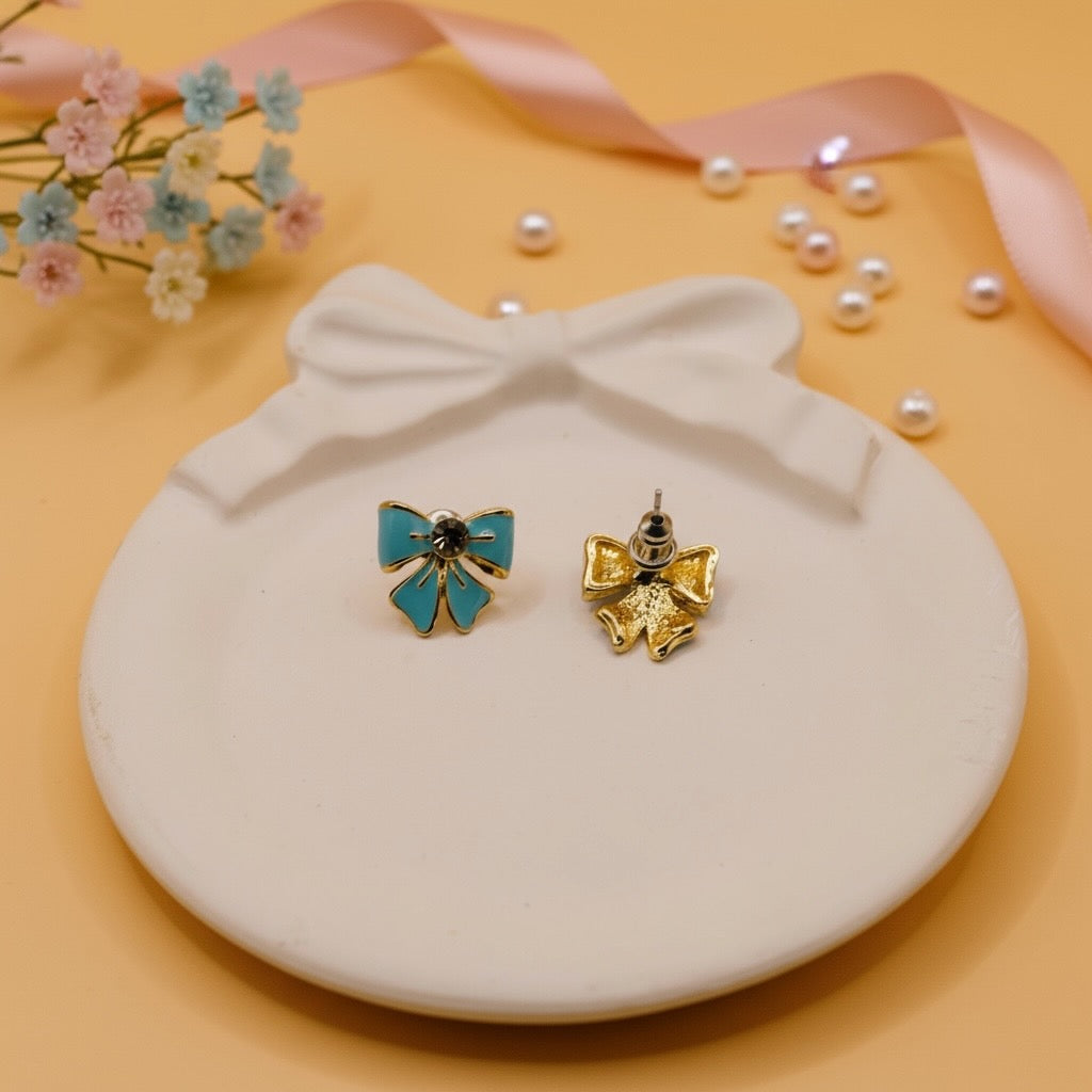 Sky Belle Bow Earrings