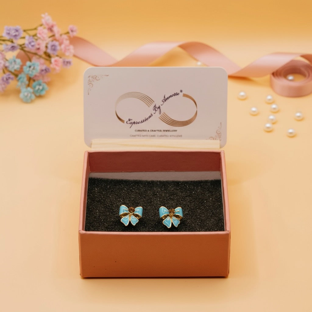 Sky Belle Bow Earrings