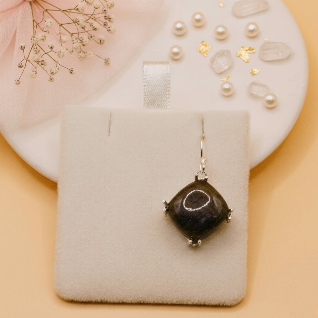 Midnight Aura Drops (Labradorite & Sterling Silver)
