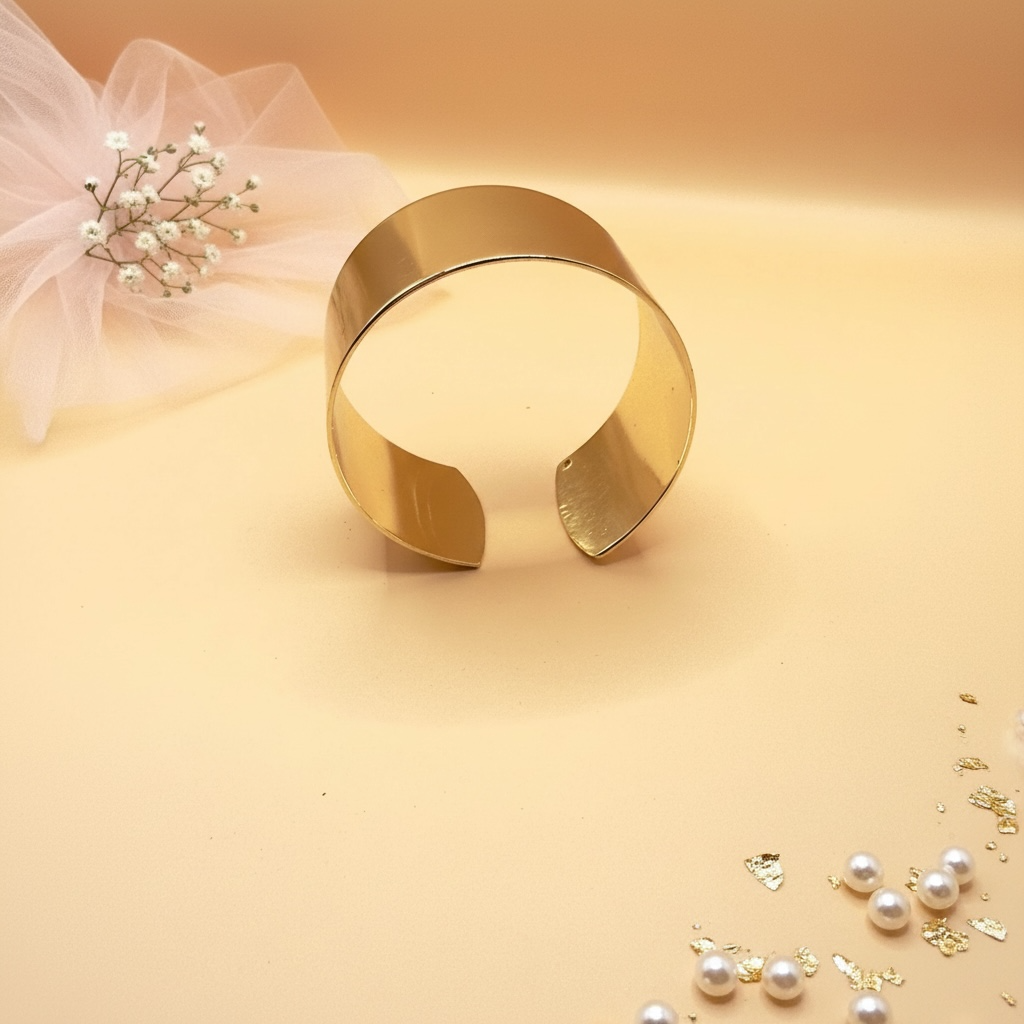 Golden Aura Cuff Bracelet