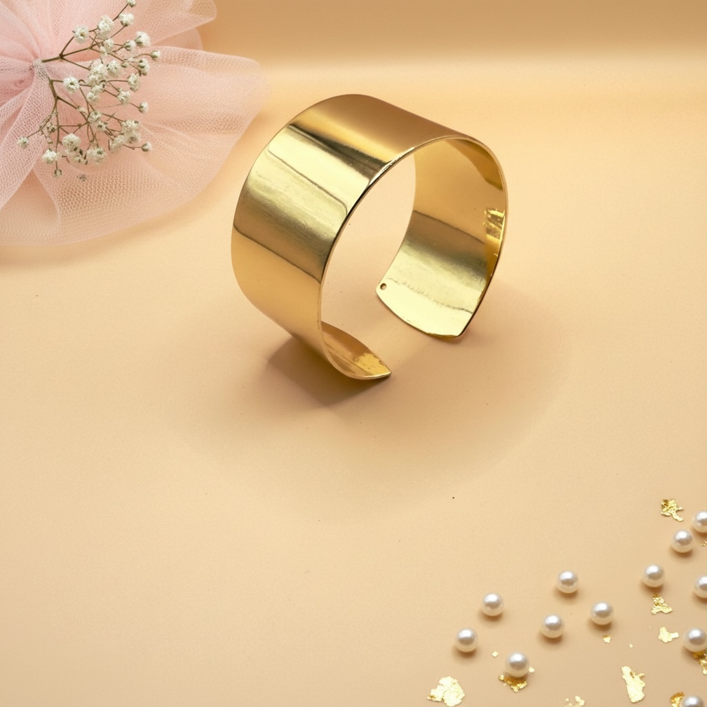 Golden Aura Cuff Bracelet
