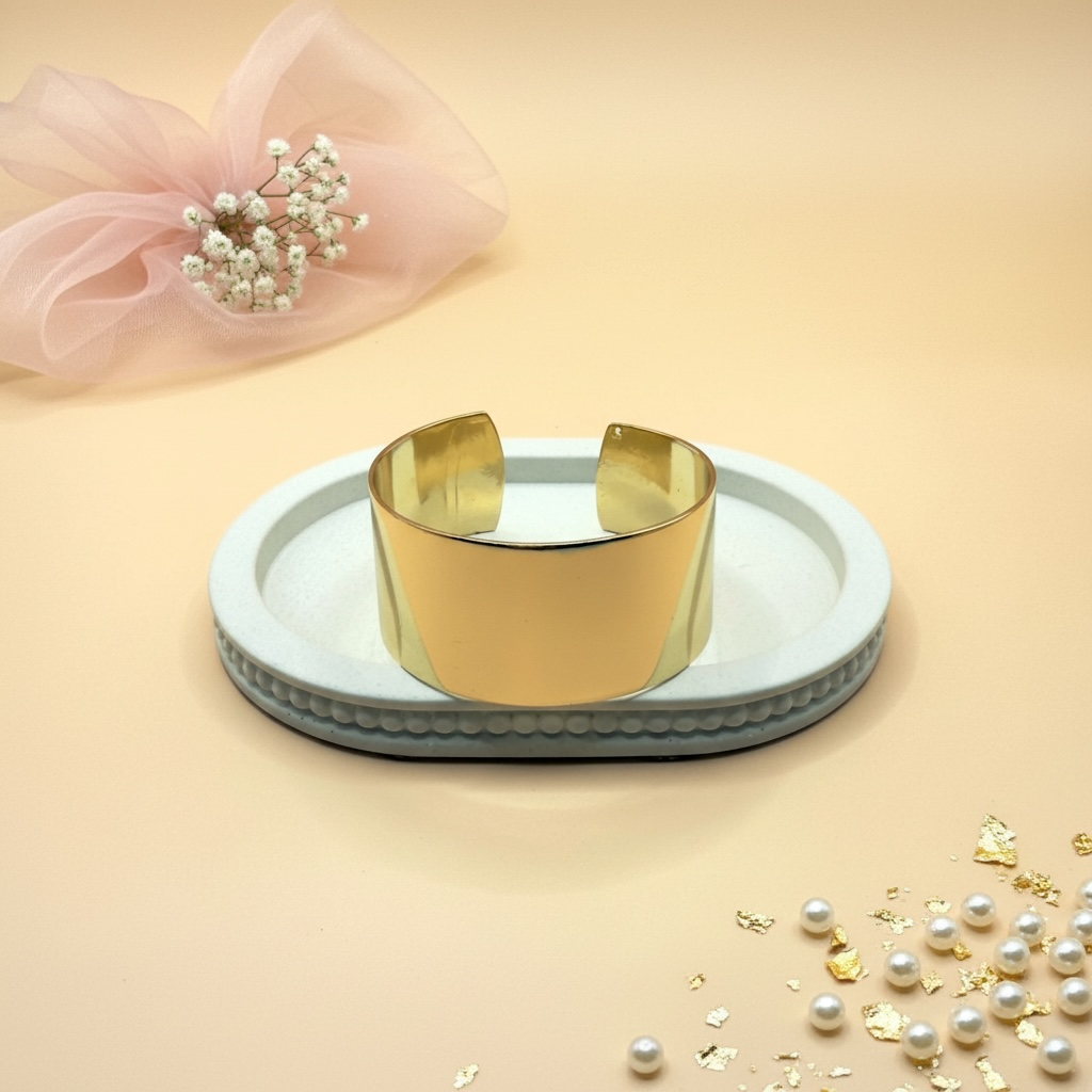 Golden Aura Cuff Bracelet