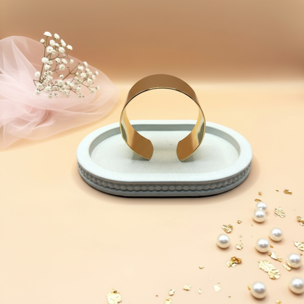 Golden Aura Cuff Bracelet
