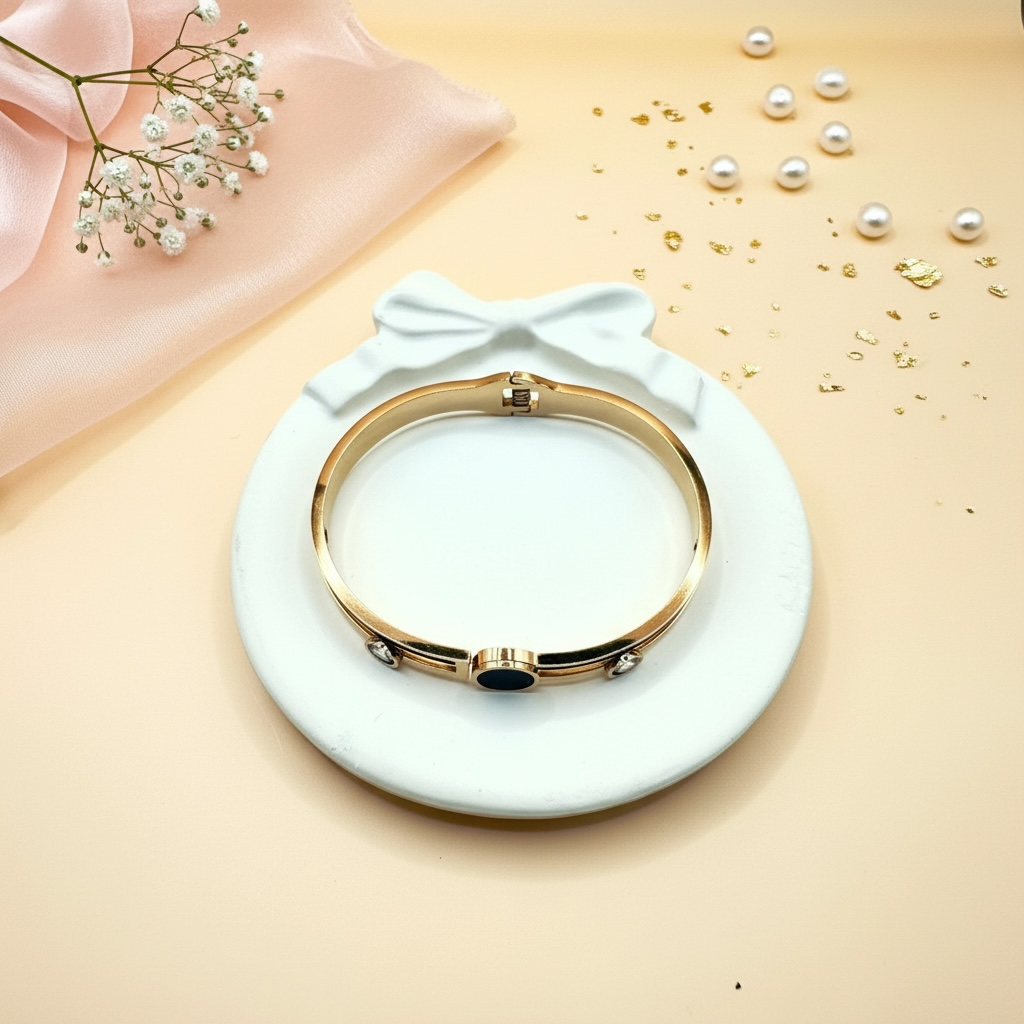 Midnight Halo Cuff (Rose Gold Tone)