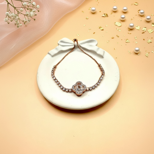 Blossom Spark Bracelet (Rose Gold Finish)