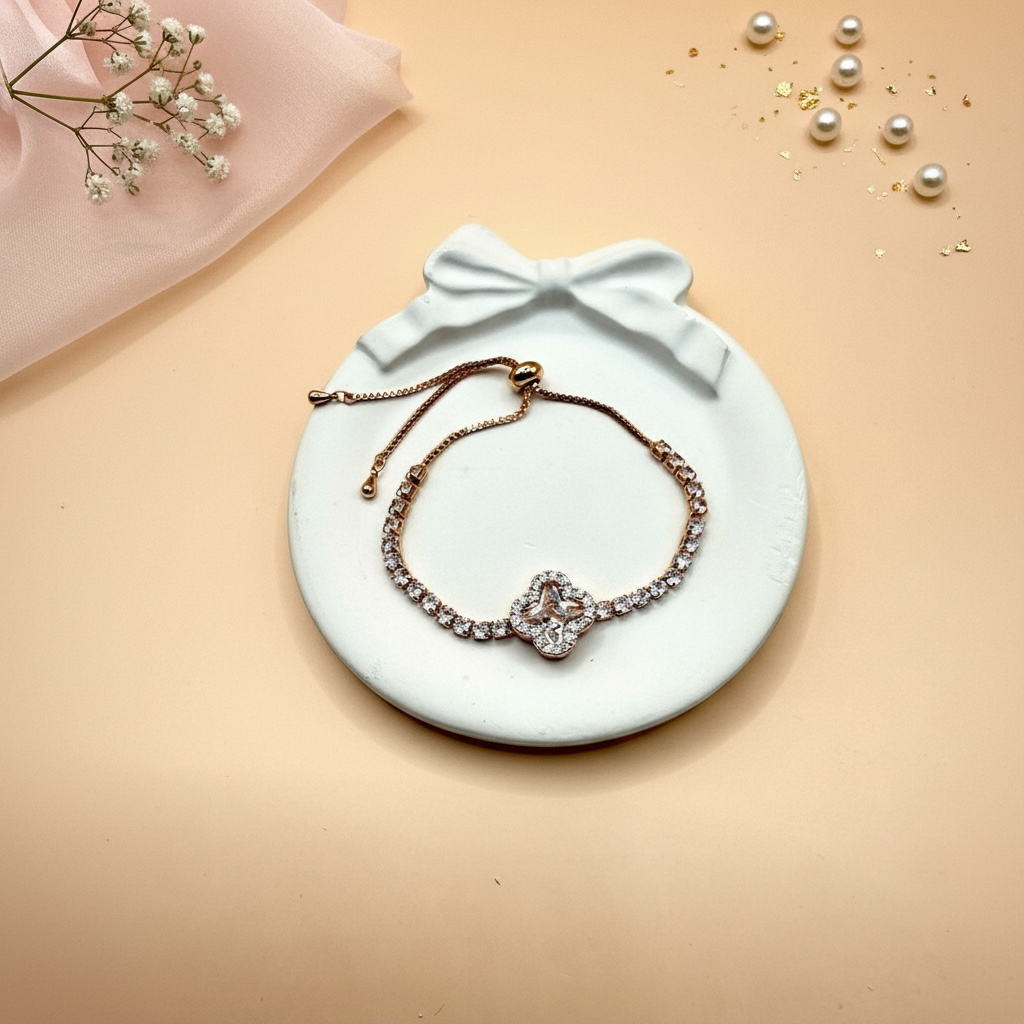 Blossom Spark Bracelet (Rose Gold Finish)