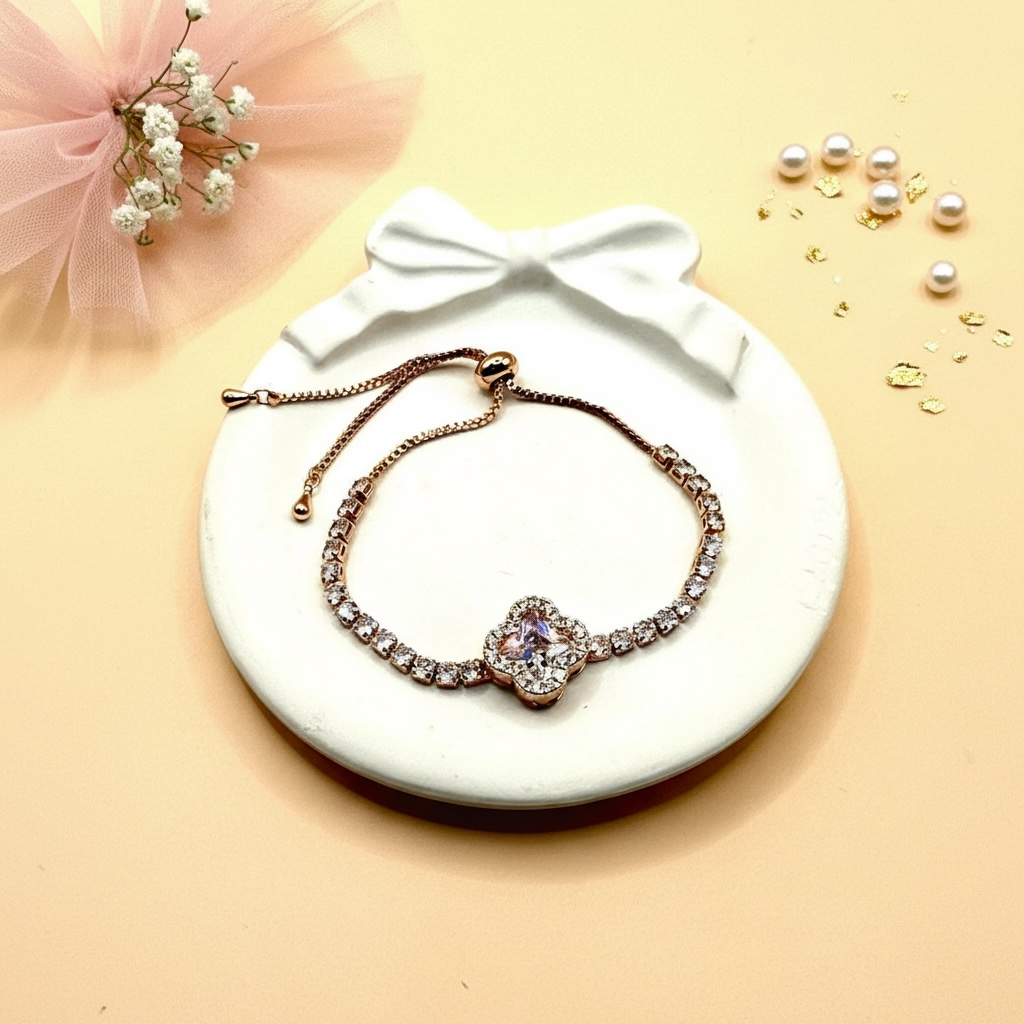 Blossom Spark Bracelet (Rose Gold Finish)