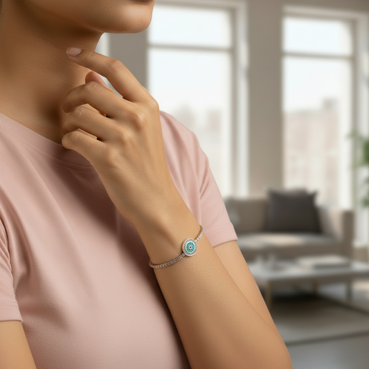 Blush Eye Bracelet (Rose Gold Finish)