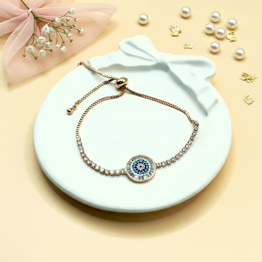 Blush Eye Bracelet (Rose Gold Finish)