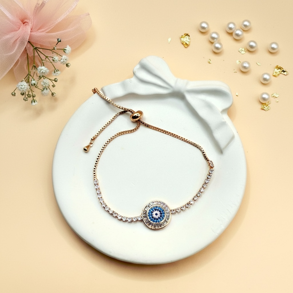 Blush Eye Bracelet (Rose Gold Finish)