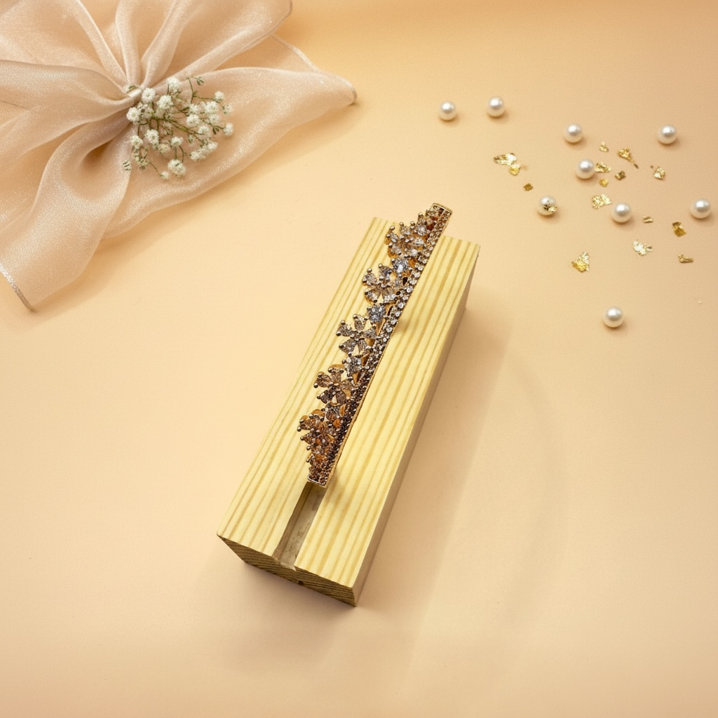 Crown Spark Bracelet (Gold Finish)
