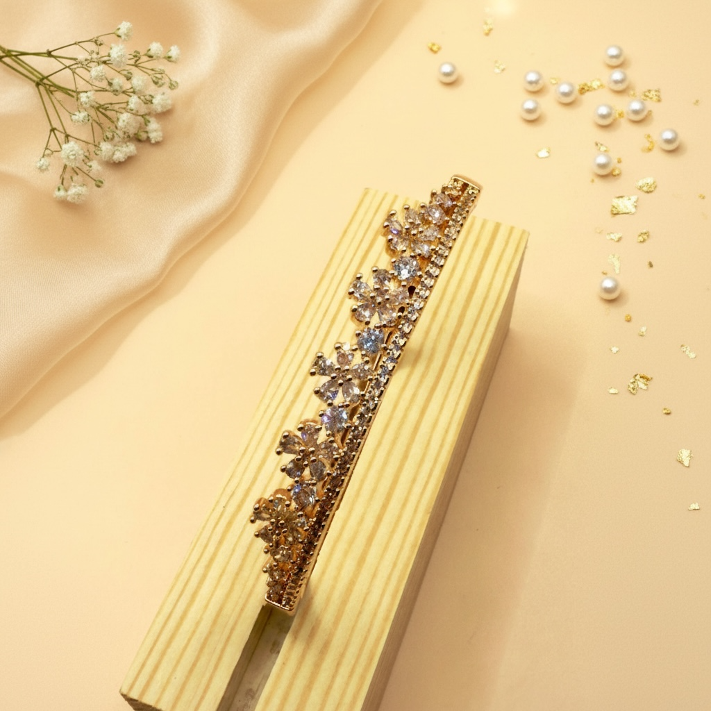 Crown Spark Bracelet (Gold Finish)