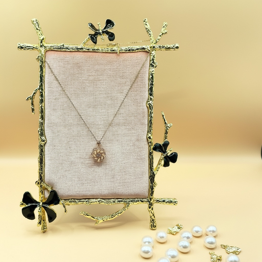 Spiral Bloom Pendant Chain
