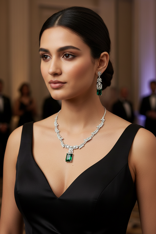 Emerald Grace Set (American Diamonds)