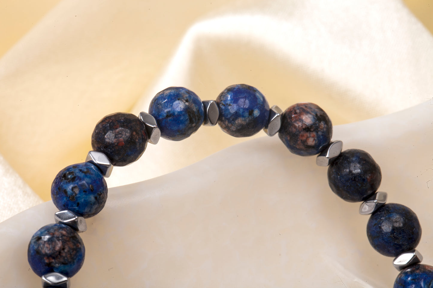 Celestial Grounding - Lapis Lazuli Stretch Bracelet