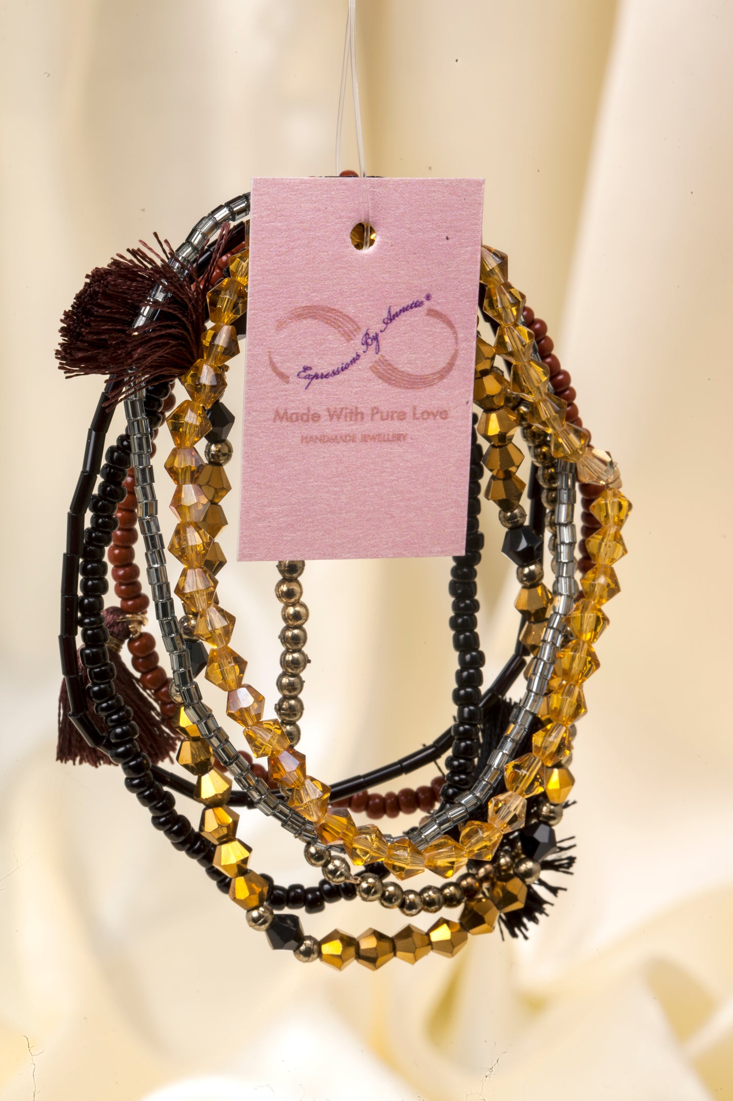 Earth & Ember - Boho Beaded Bracelet Set