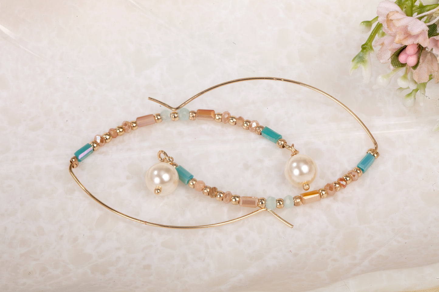 Seaside Breeze Hoops