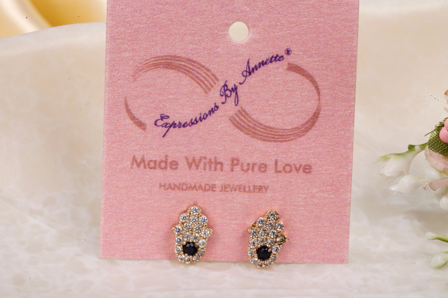 Hamsa Elegance Studs