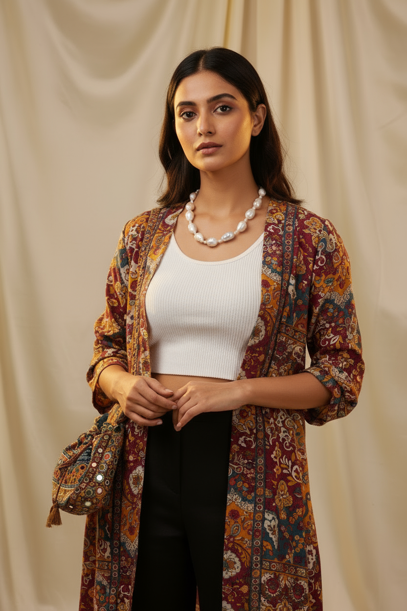 Golden Tide Baroque Pearl Necklace