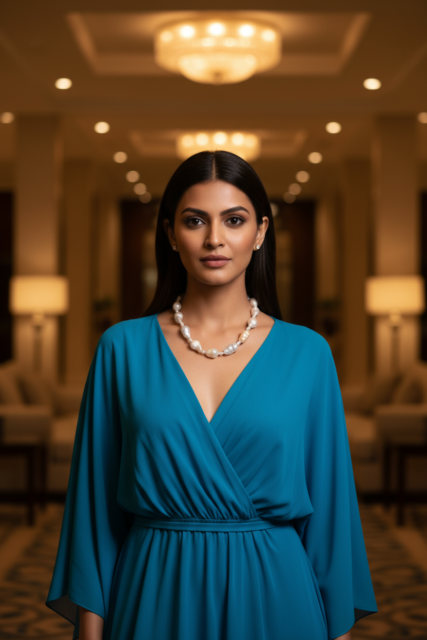 Golden Tide Baroque Pearl Necklace