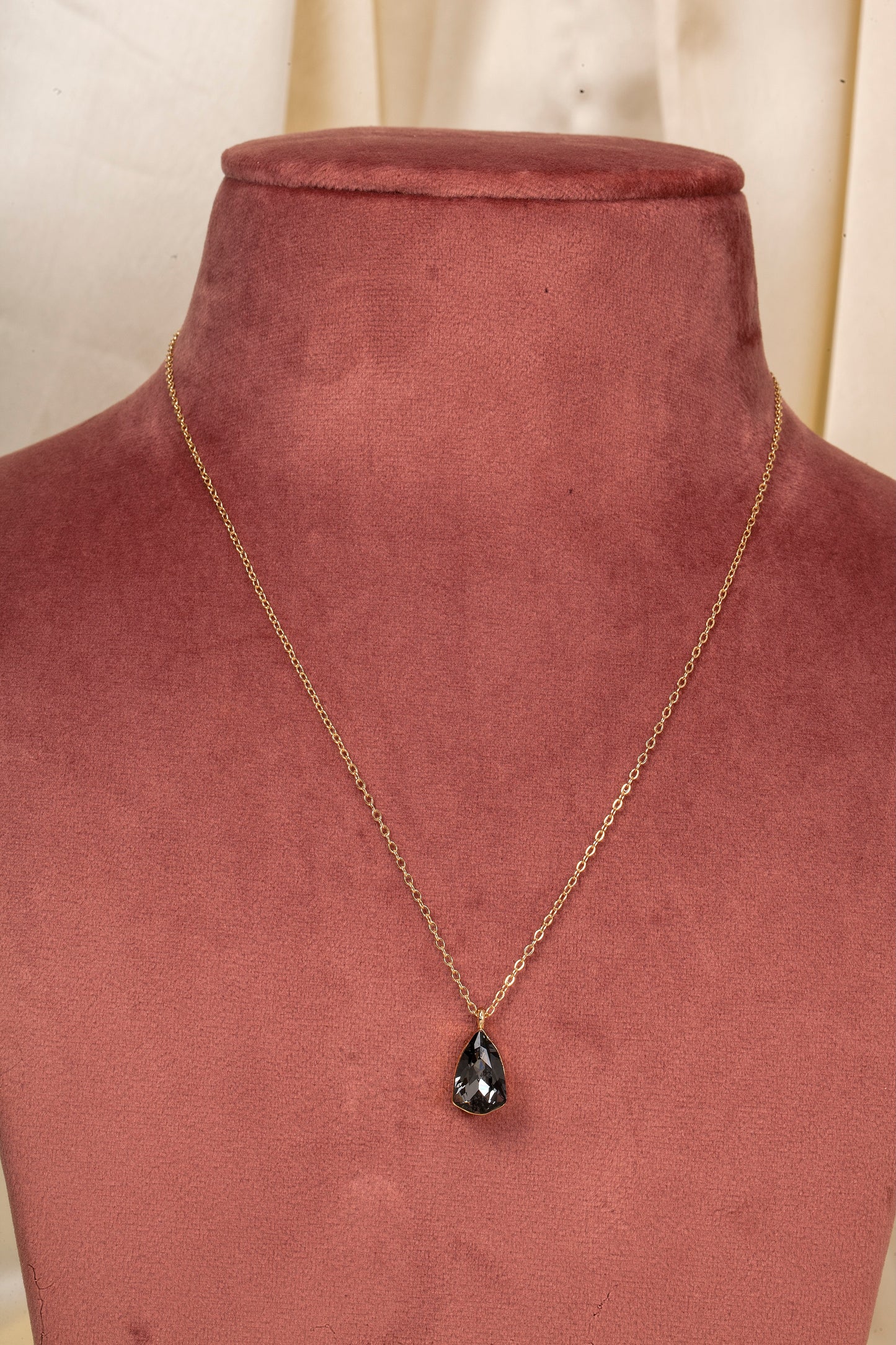 Midnight Drop Swarovski Crystal Pendant