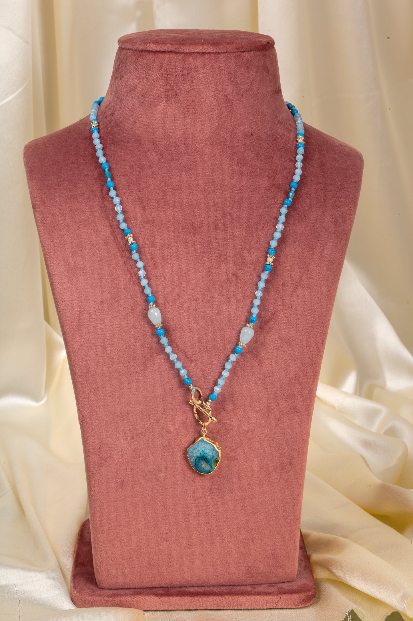Ocean Spirit Semi-Precious Pendant Necklace
