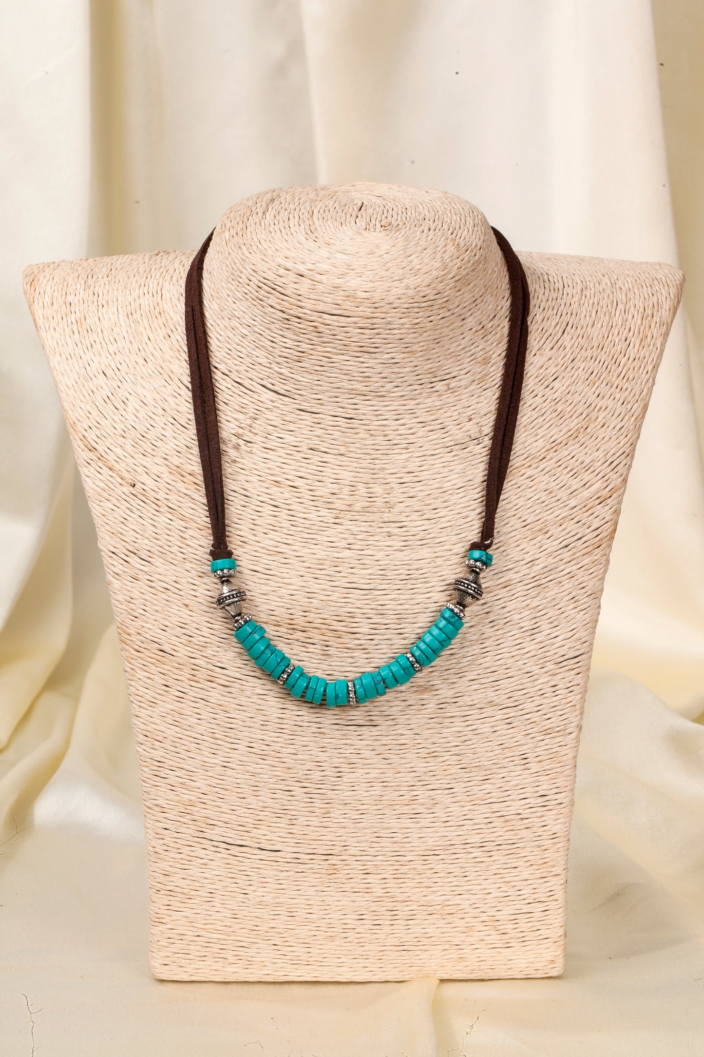 Earthbound Soul Turquoise Bead Necklace
