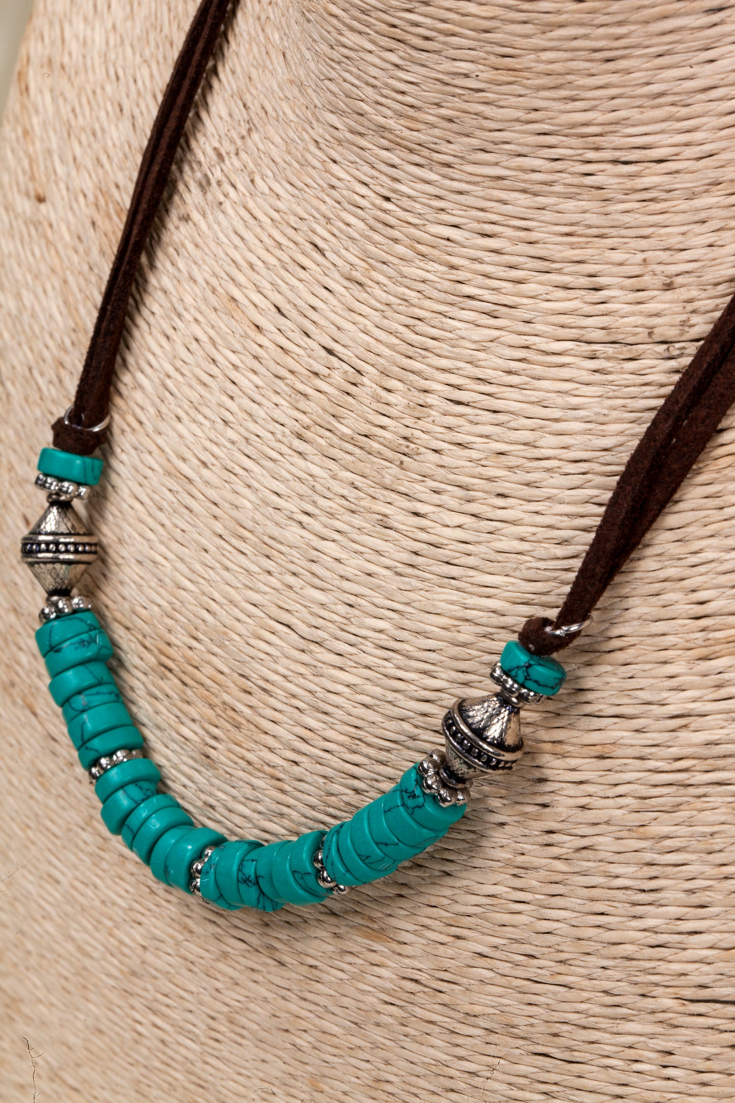 Earthbound Soul Turquoise Bead Necklace