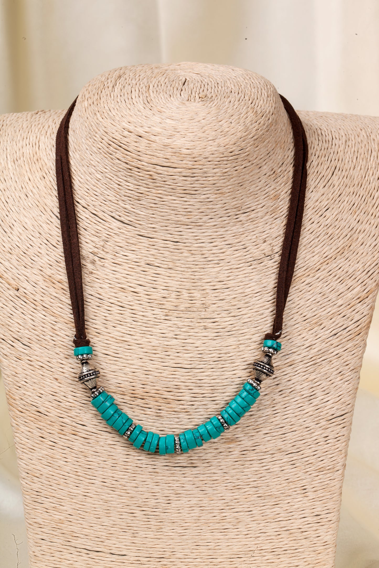 Earthbound Soul Turquoise Bead Necklace