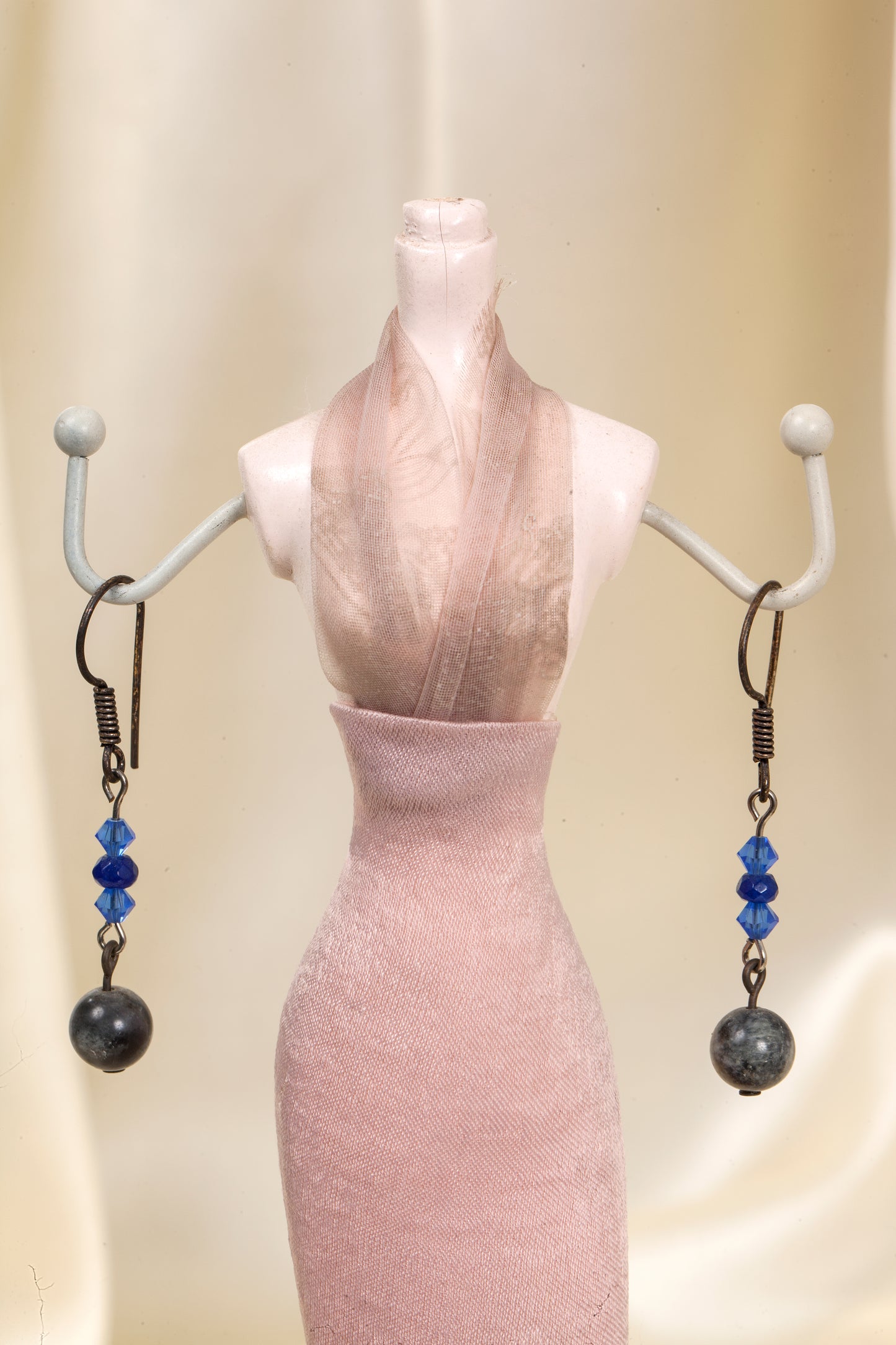 Mystic Midnight Labradorite & Swarovski Crystal Set
