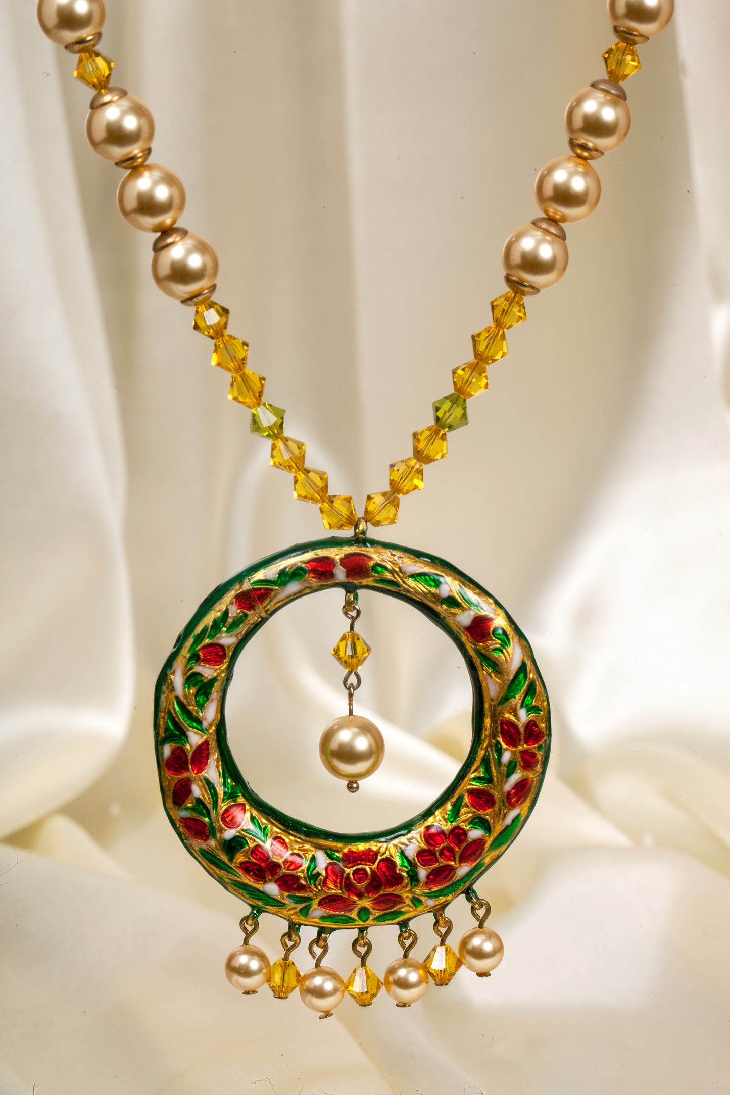Royal Meenakari Elegance - Double-Sided Necklace Set